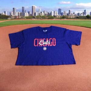 Chicago Cubs T-Shirt By Campus Lifestyle Womens L MLB Genuine Merchandise NWT